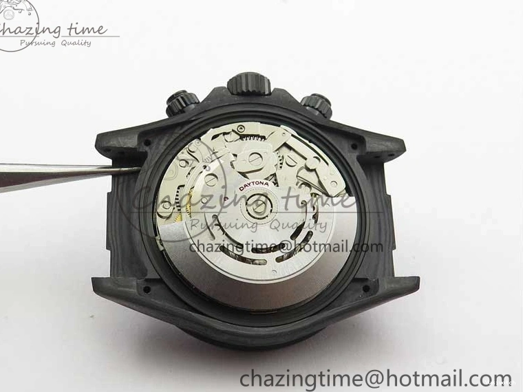 Red Carbon Daytona Carbon on Strap Hand OMF Dial Edition Nylon Black Black A4130 Best DIW 1121